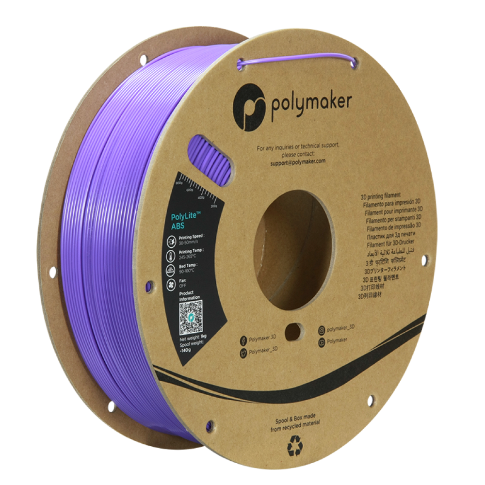 polymaker PolyLite™ ABS Purple/1.75mm/1kg