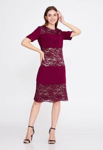 Short Sleeve Midi Satin Column Regular Casual Dress LLC22K0693