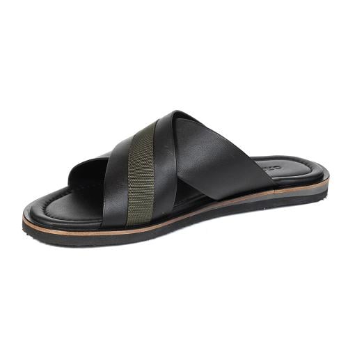 LEATHER MEN SLIPPERS-4Y1FT64519
