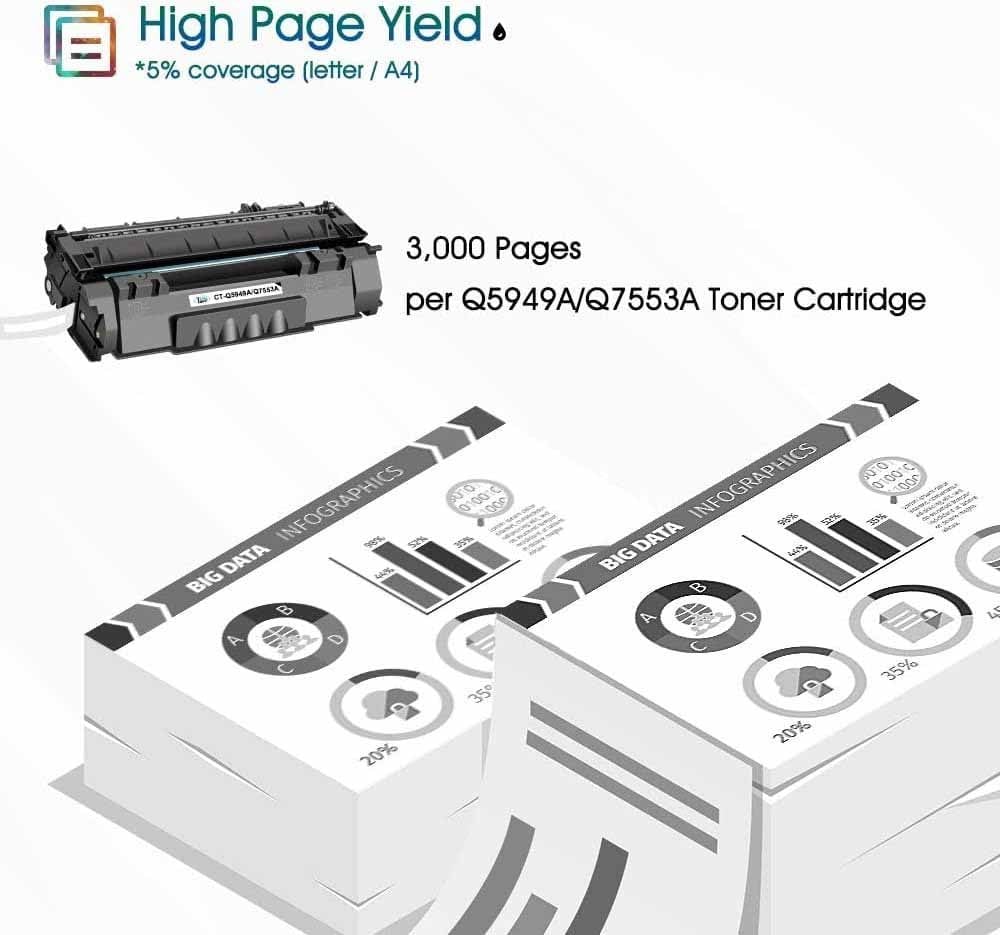 حبر طابعة hp 53A  Q7553A