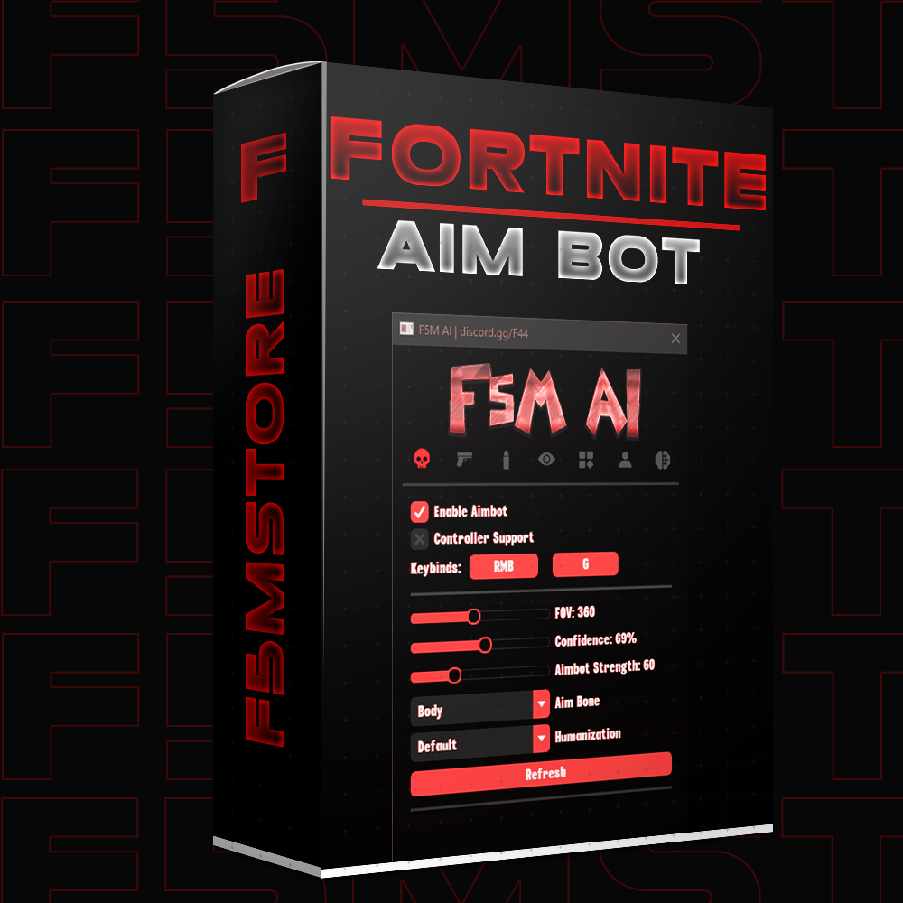 AI Aim Bot F5M - ايم بوت فورت نايت (اسبوع)