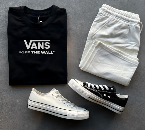 طقم : تيشيرت + شورت VANS