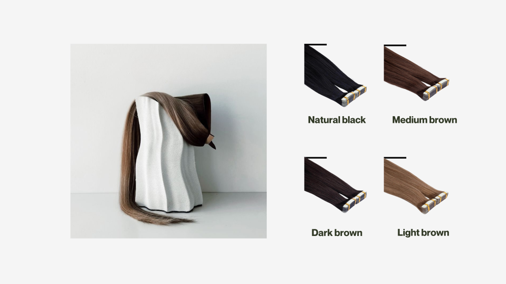 كيفية اختيار لون اكستنشن الشعر المناسب