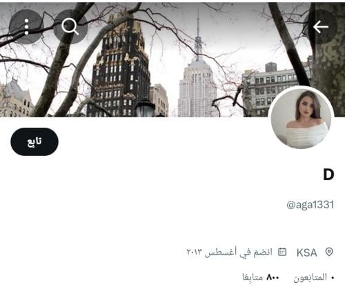 حساب تويتر للبيع