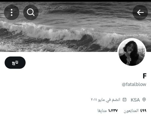 حساب تويتر للبيع