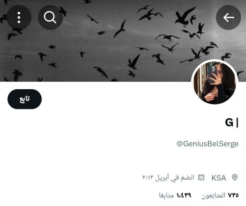 حساب تويتر للبيع