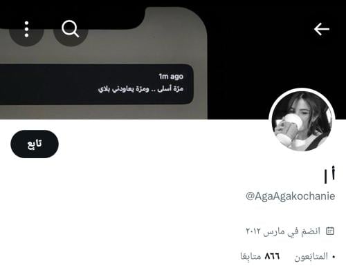 حساب تويتر للبيع