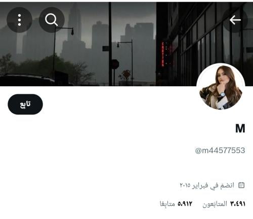 حساب تويتر للبيع