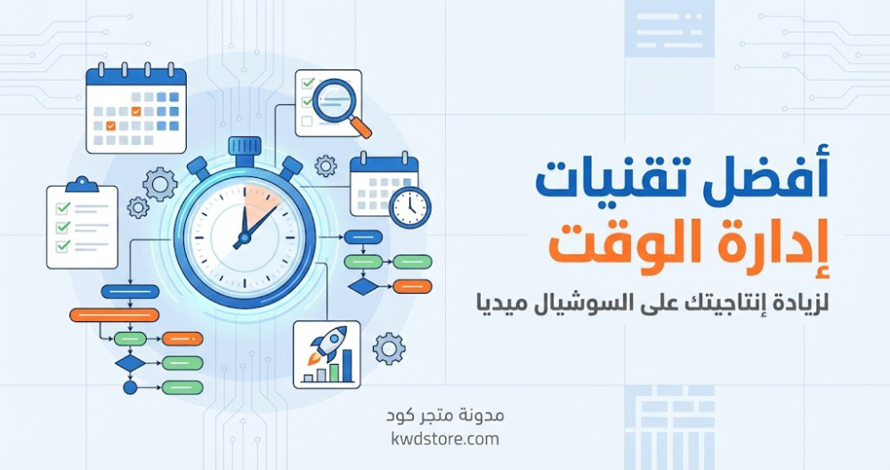أفضل-تقنيات-إدارة-الوقت-لزيادة-إنتاجيتك-على-السوشيال-ميديا