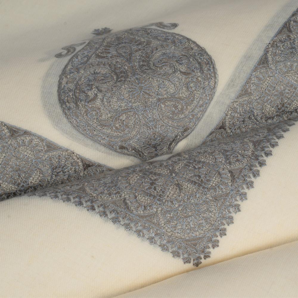 غترة ميرينو كشمير الشتوية أصدار 2025 لون رمادي