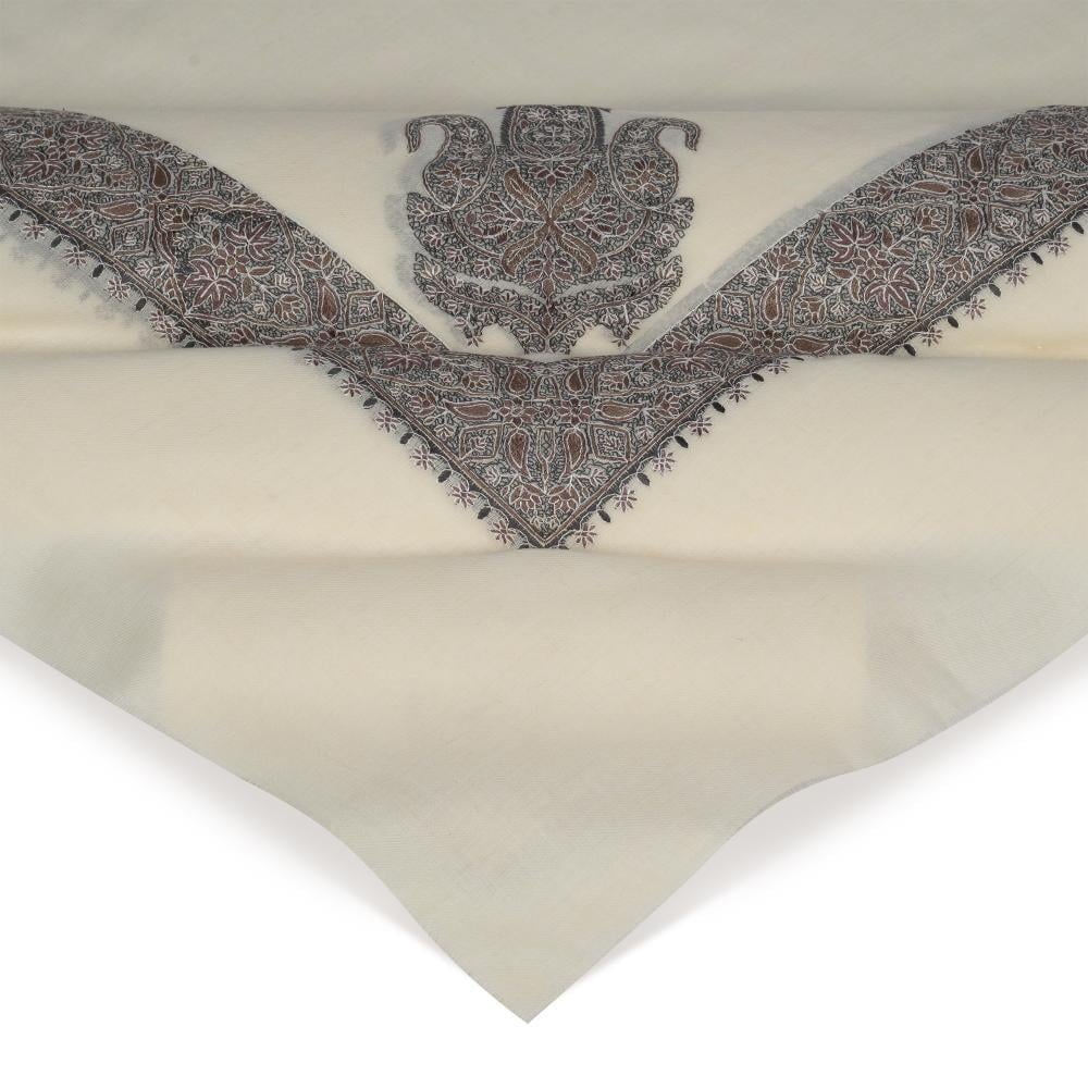 غترة ميرينو كشمير الشتوية أصدار 2025 بني داكن