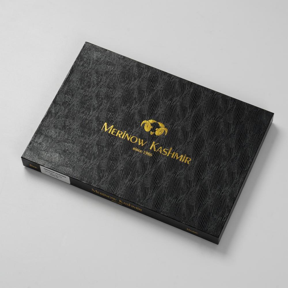 غترة ميرينو كشمير الشتوية أصدار 2025 بني داكن