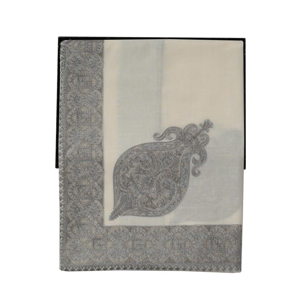 غترة ميرينو كشمير الشتوية أصدار 2025 لون رمادي