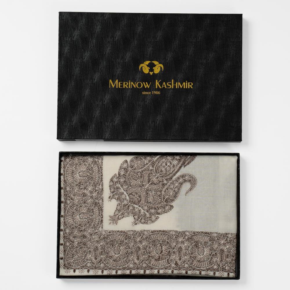 غترة ميرينو كشمير الشتوية أصدار 2025 لون عودي