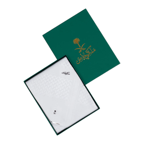 شماغ ملكي خاص ابيض اصدار 2025