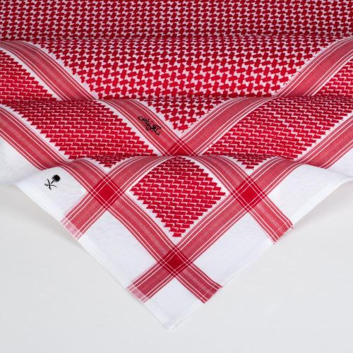 شماغ ملكي خاص احمر غامق 2025 مميز و أنيق