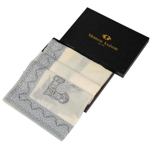 غترة ميرينو كشمير الشتوية أصدار 2025 لون ازرق