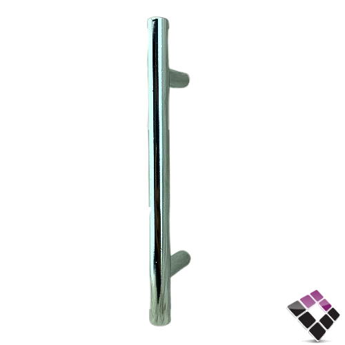 مقبض مسكة درج مستطيل 2 مسمار المنيوم لون فضي رقم 2586