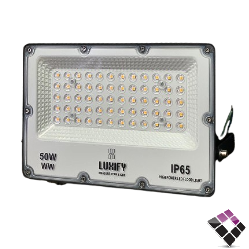 كشاف كوبس خارجي فلود LED خارجي LUXIFY نقاط SMD إضاءة 3000K أصفر 50W