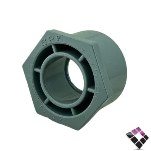 نقاص بلاستك رمادي CPVC حار فابكو BPF سعودي 2"×1"