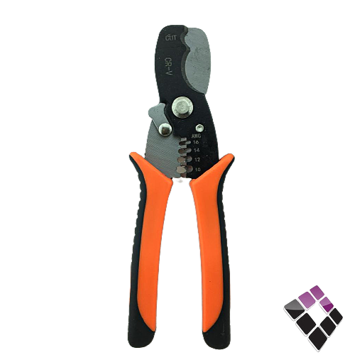 قصاصة سلك كيبل مع قشارة اسلاك  صيني 8"..