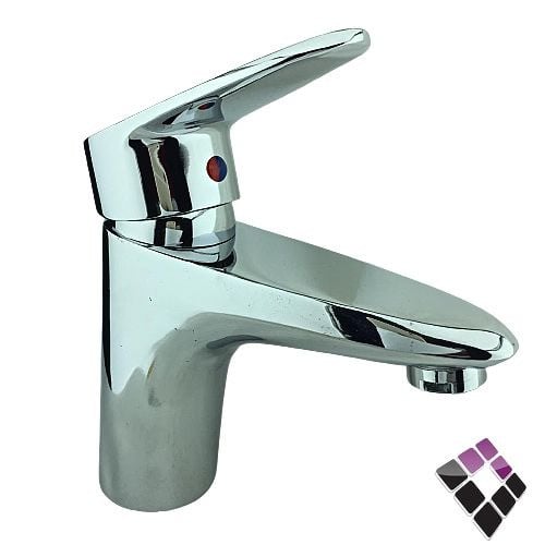 خلاط مغسلة 1 خرم اتمتيك EWA صيني  موديل أيجو EGO مسكة بيضاوية مع هراب رقم 01-21