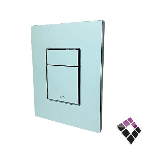 وجه غطاء ضغاط سيفون مخفي لون كروم IGLOW يني موديل قروهي مربع رقم GP-S01