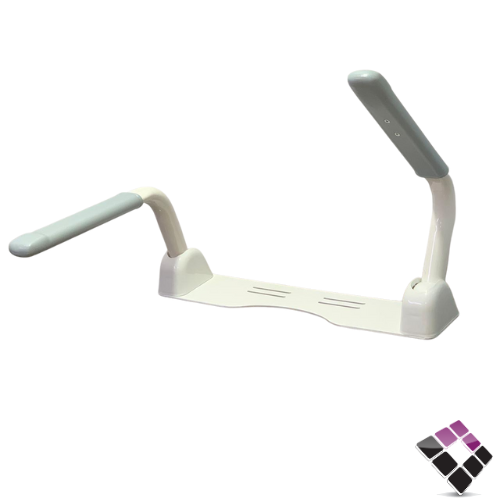 ذراع كرسي افرنجي متحرك ثقيل ابيض HALVER 40061 Whiteلـ ذوي الاحتياجات الخاصة وكبار السن