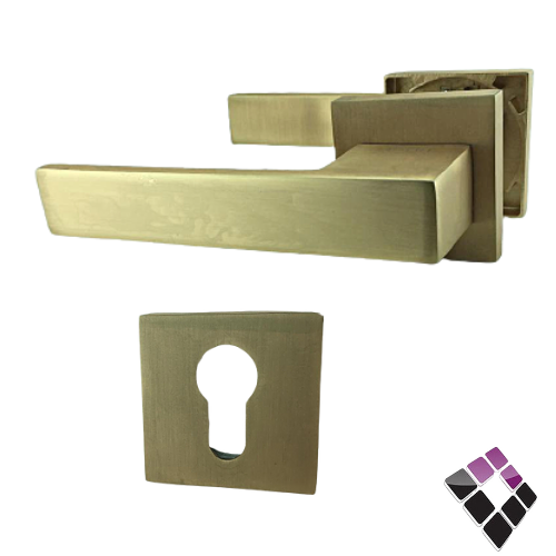 يد كالون مفصول مربع لون ذهبي مطفي BIJOU بيجو صينى متحرك رقم AR-8000MSB..