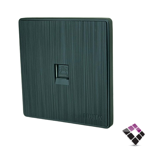 فيش تلفون مفرد كبس LUXIFY صيني لون أسود عريض م/ بيانو رقم 23700019