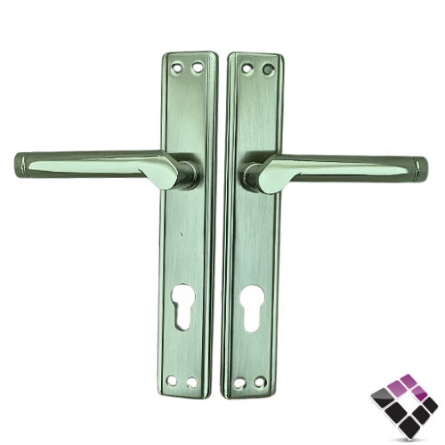 يد كالون سكاب SKAB صيني متحرك طويل لون فضي لماع + مطفي رقم 8002SN/CP