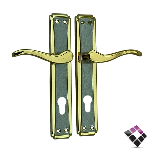 يد كالون سكاب SKAB تركي خفيف متحرك طويل لون ذهبي + فضي HAZAL رقم 205SN-GP