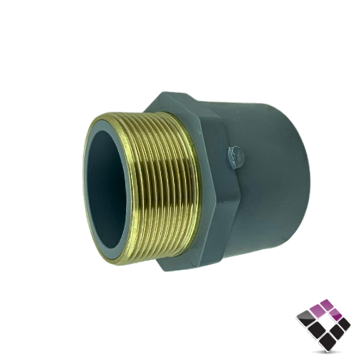 جلبة ذكر بلاستيك سن نحاس حار 2" فابكو سعودي BPF