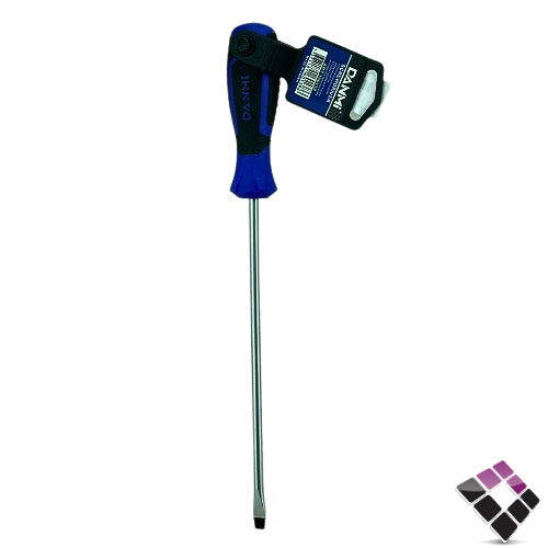 مفك عادي عريض دانمي DANMI صيني رأس مغناطيس يد ربل 8" رقم 160138