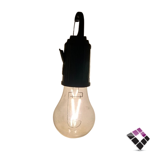 لمبة شحن USB تخزين كهرباء HUMMER همر كروي شفاف + جرم تعليق أسود رقم HU/BA1954/WW/DC5V