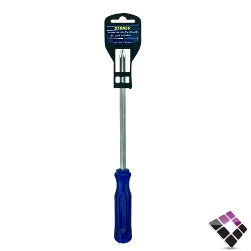 مفك أزميل أزرق طويل ستونيك STONEC مربع مقاس 6MM×"6 رقم 232-33