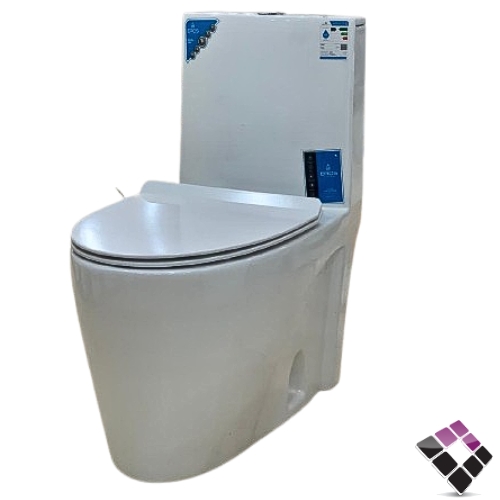 كرسي افرنجي أرضي EROS هندي موديل اوليفيا OLIVIA لون أبيض غطاء اكريليك UF هيدروليك رقم ERS70010