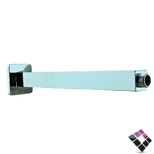 ماسورة ذراع طاسة خلاط دش دفن مخفي سقفي كروم مربعة 30 سم MODERN الماني رقم P1002-SQ