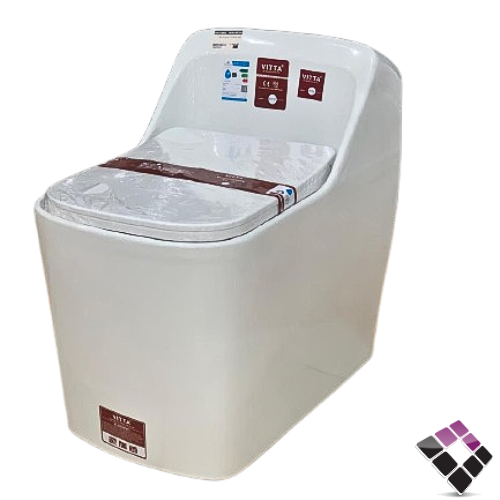 كرسي افرنجي ارضي VITTA صيني مربع لون أبيض ضغط جنب مقاس 25CM رقم 016