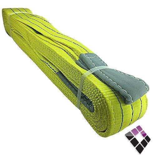 حبل عريض لسحب أو رفع الطبالي EUROMAX صيني طول 6 متر قوة 3 طن