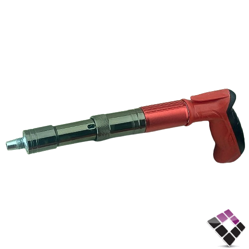 شنطة مسدس طلقات راس طويل صيني احمر مع ادوات السلامة والصيانة