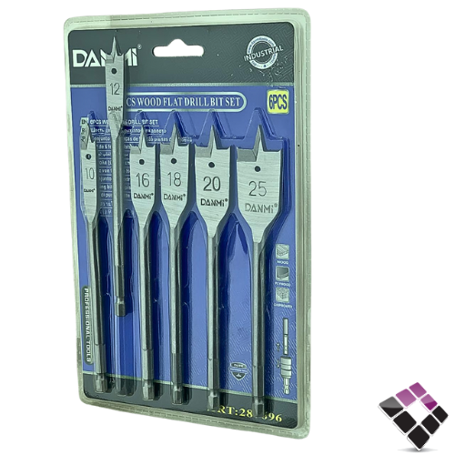 طقم ريش تخريم تيلة دانمي DANMI صيني 6 قطع رقم 287696