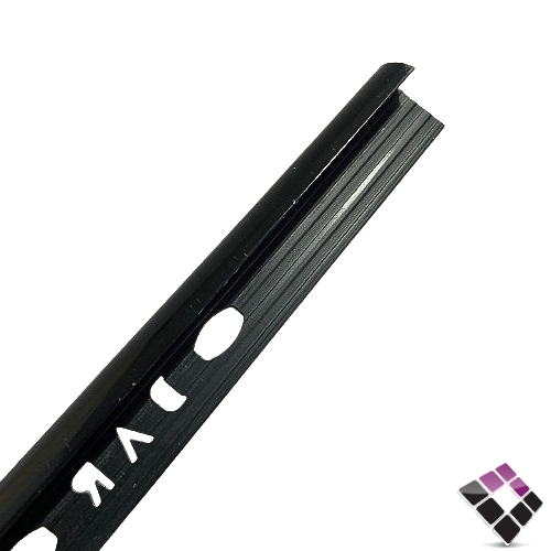 زاوية ونهاية سيراميك فايبر DAR صيني لون أسود مقاس 10 ملم طول 2.45 متر رقم IS-32/10