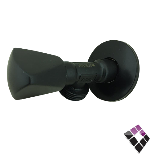 محبس زاوية غسالة نحاس مطلي لون أسود ORISA صيني 1/2"×3/4" رقم AL-5253