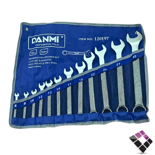 طقم مفاتيح مشترك عادي + مختوم دانمي DANMI صيني 12 قطعة رقم 120197