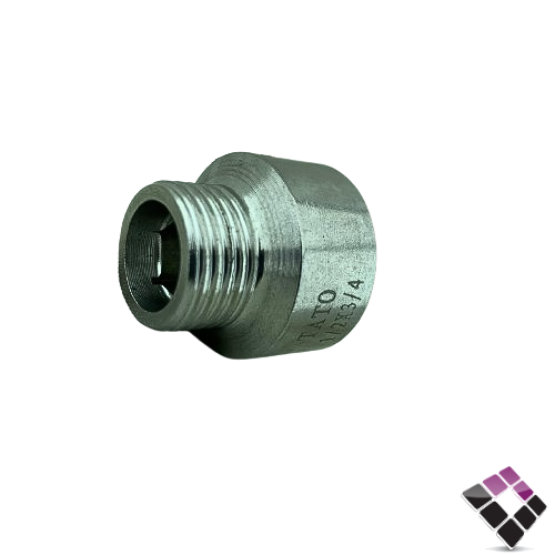 جلبة ذكر نقاص كروم TATO صيني 3/4×1/2