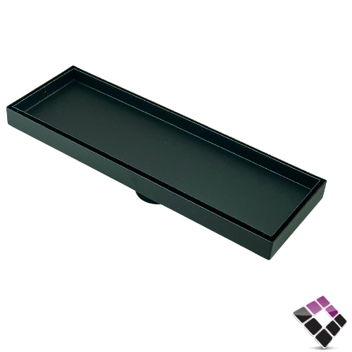 صفايةا مفرغة للبلاط ستيل SS304 لون أسود KANA صيني مقاس 10×30 رقم 3-67418