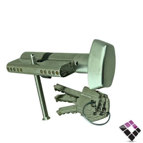 قلب كالون حمام تيسا اسبانى مع مفتاح لون كروم 70 مم طويل رقم 503B3535N