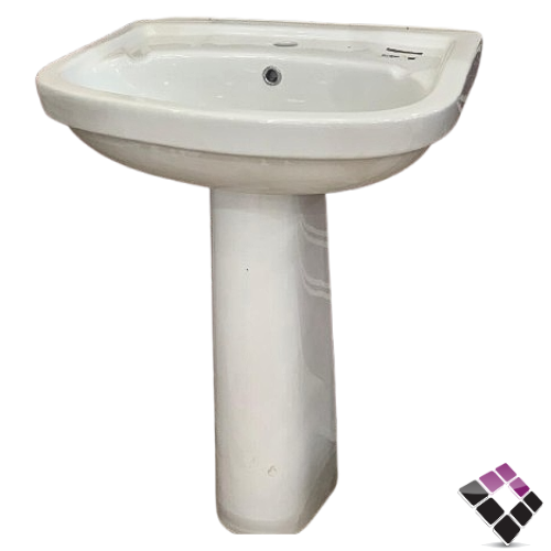 مغسلة خزف سعودي موديل سنا لون ابيض