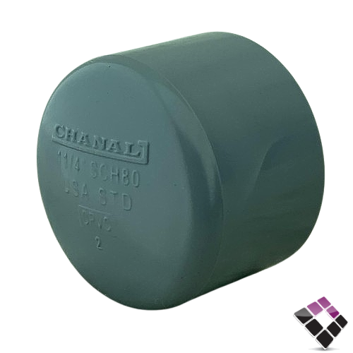 سدة كبس  بلاستيك CPVC حار شانيل سعودي 1.1/4"